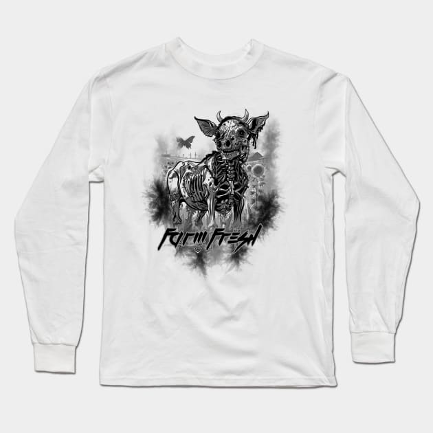 Farm Fresh Long Sleeve T-Shirt by HauzKat Designs Shop